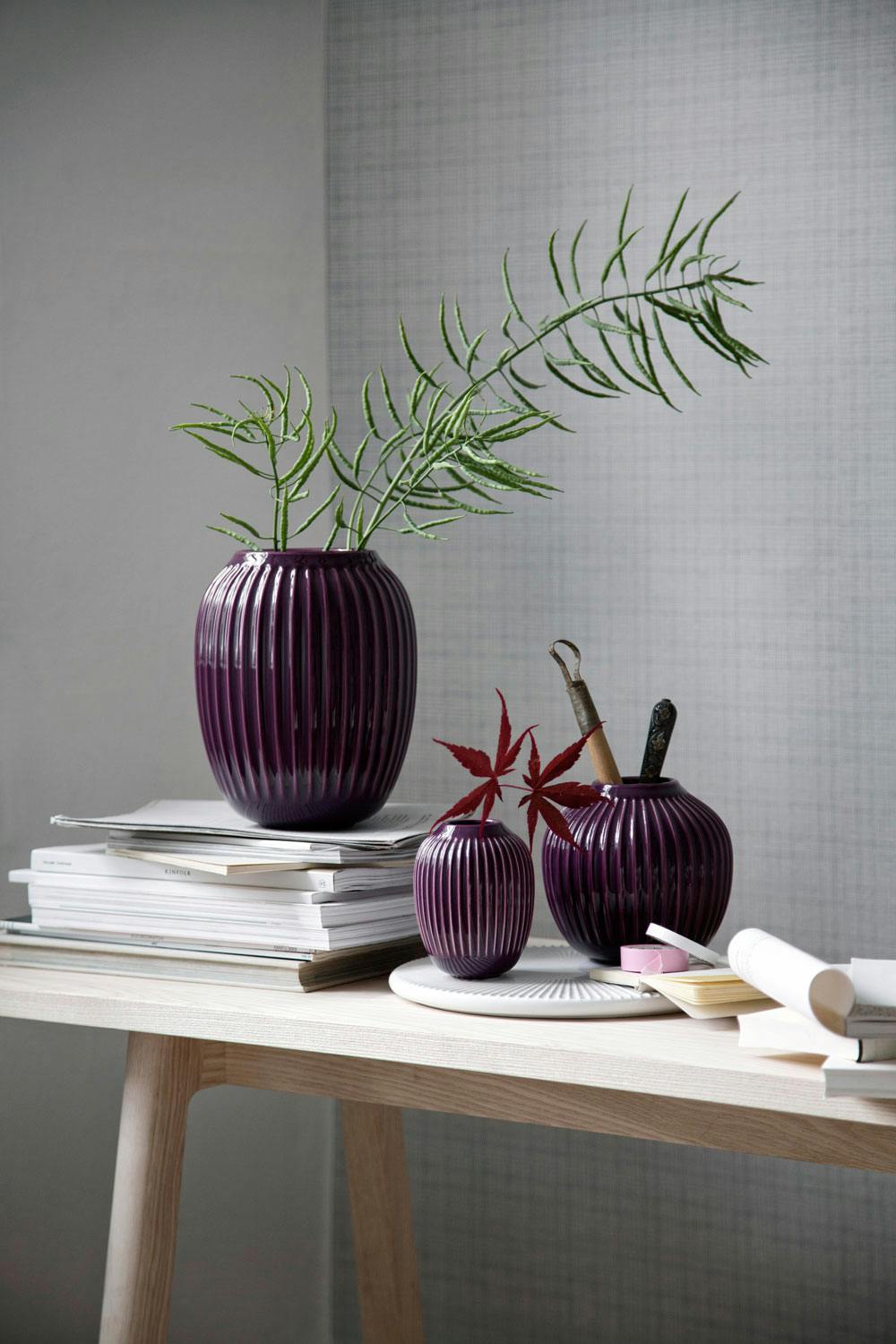 Sjekk den nydelige fargen! Hammershøi keramikk fra Kähler